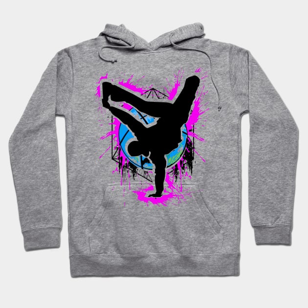 Breakdance - Breakdancer - Breakdancing B-Boy - Streetdance Hoodie by BabyYodaSticker